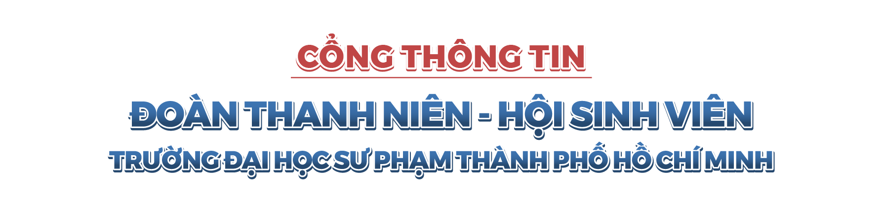 Cổng thông tin Đoàn Thanh niên - Hội Sinh viên Trường Đại học Sư phạm TP.HCM